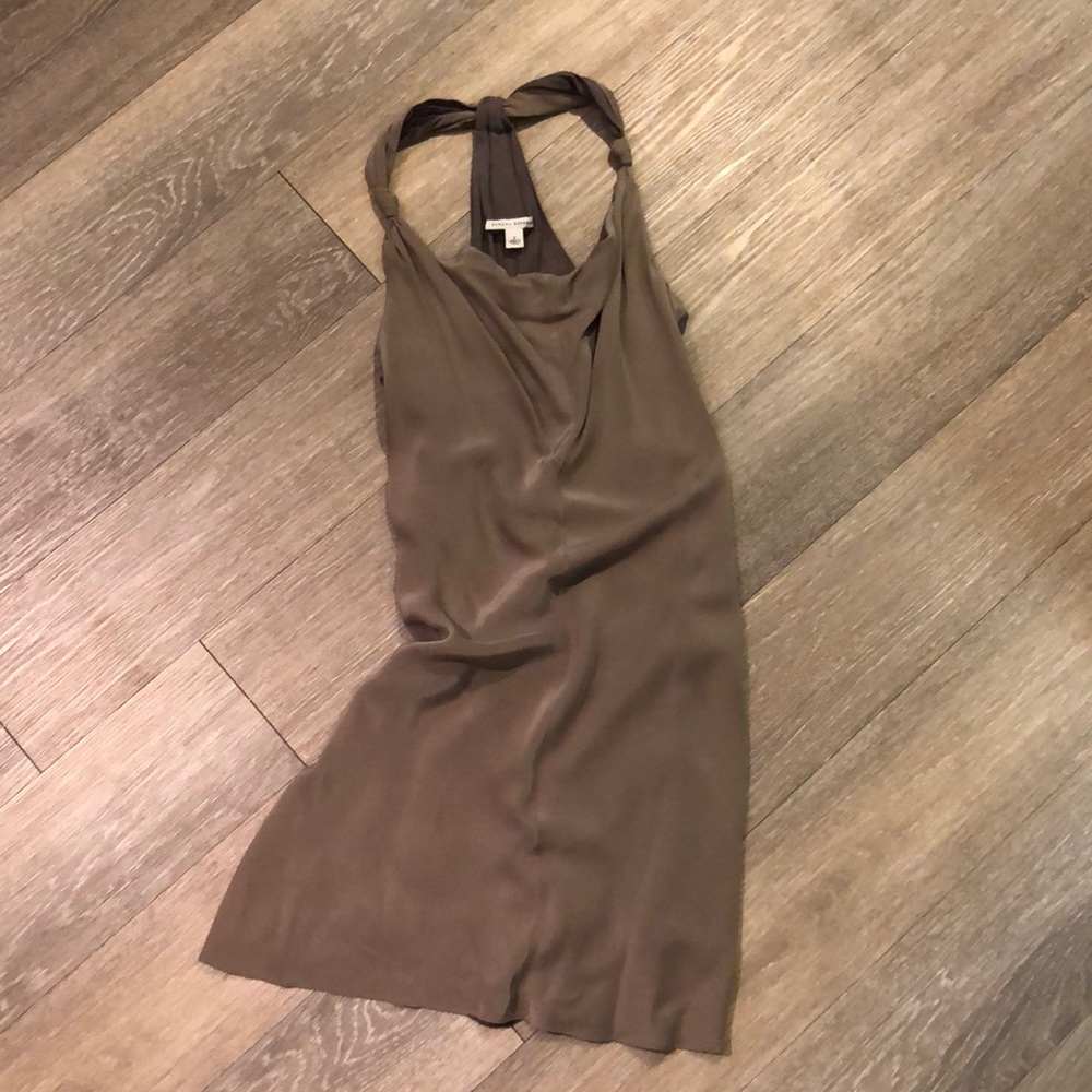 Two-Tone Banana Republic Halter Dress